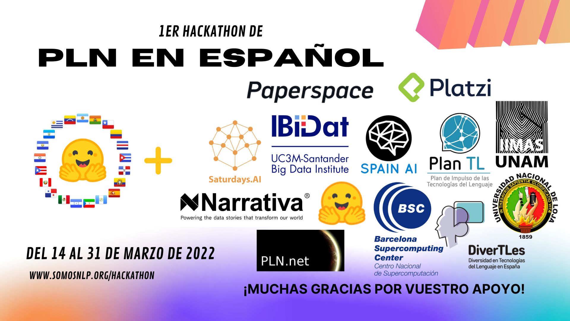 Patrocinadores del Hackathon 2022